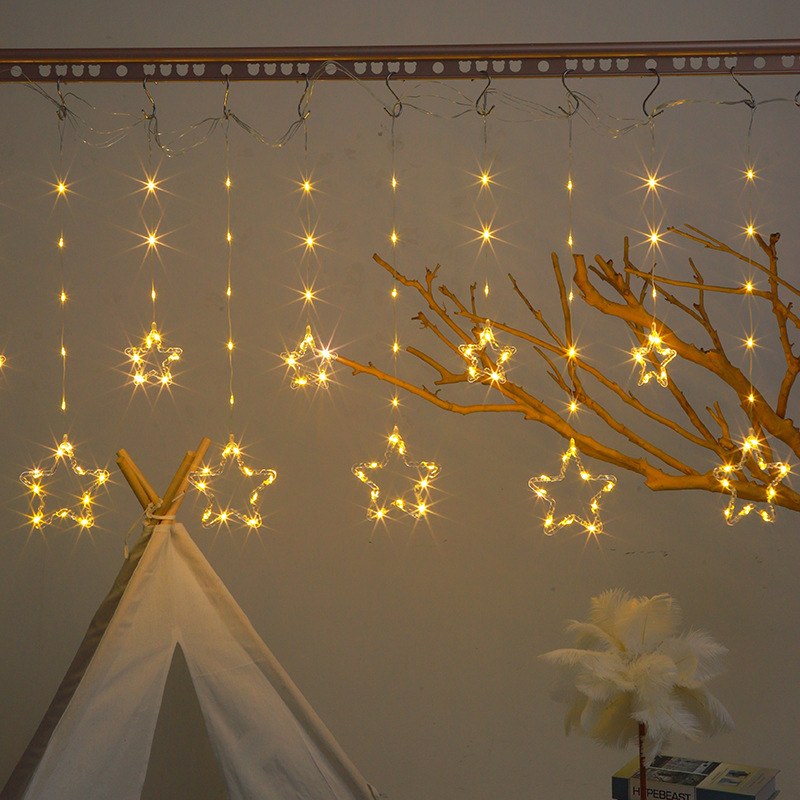 LED icicle light-5 big star+5 small star – YZ-40018