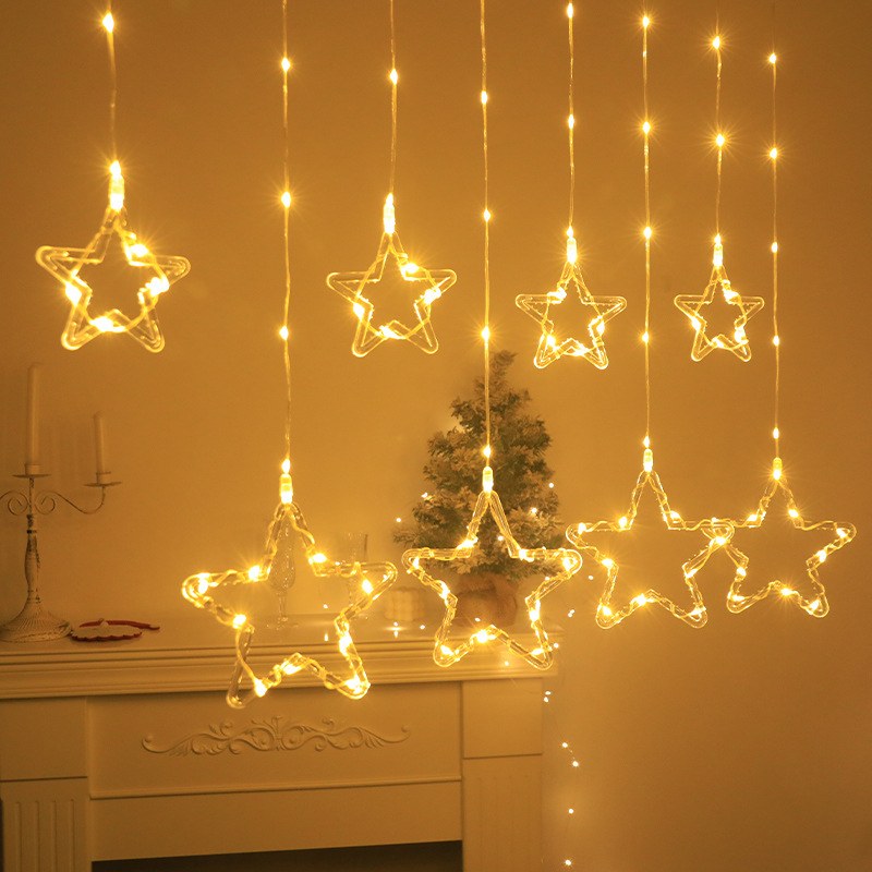 LED icicle light-5 big star+5 small star – YZ-40018