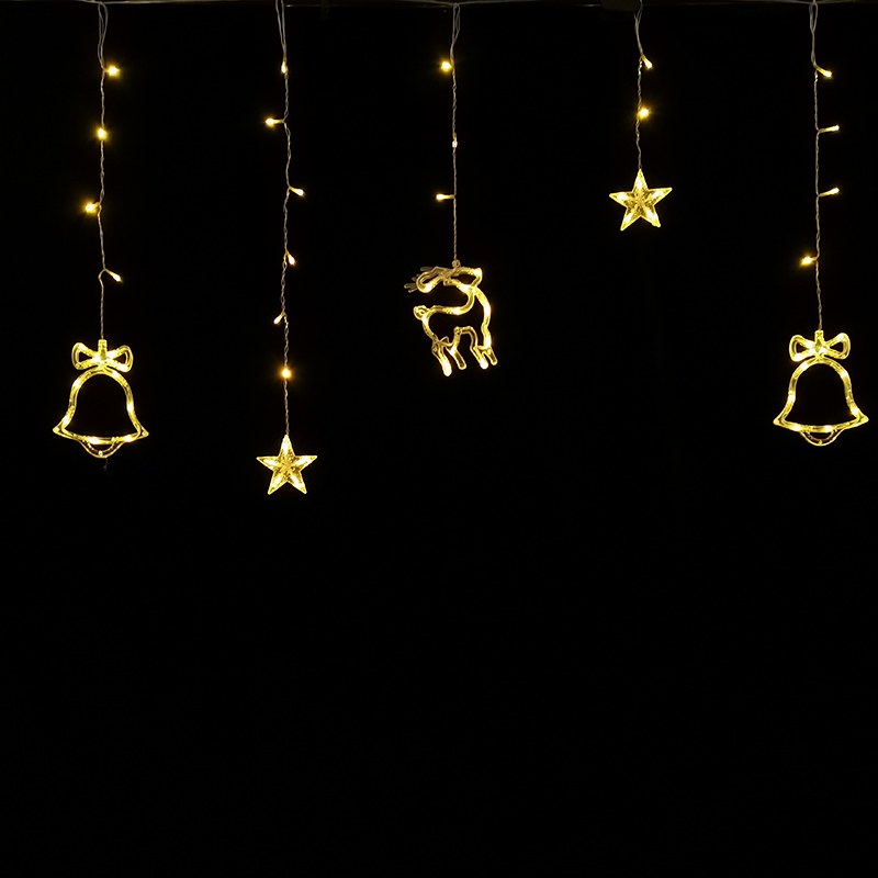 Icicle Lights-Bell/Deer/Star