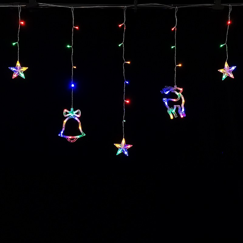 Icicle Lights-Bell/Deer/Star