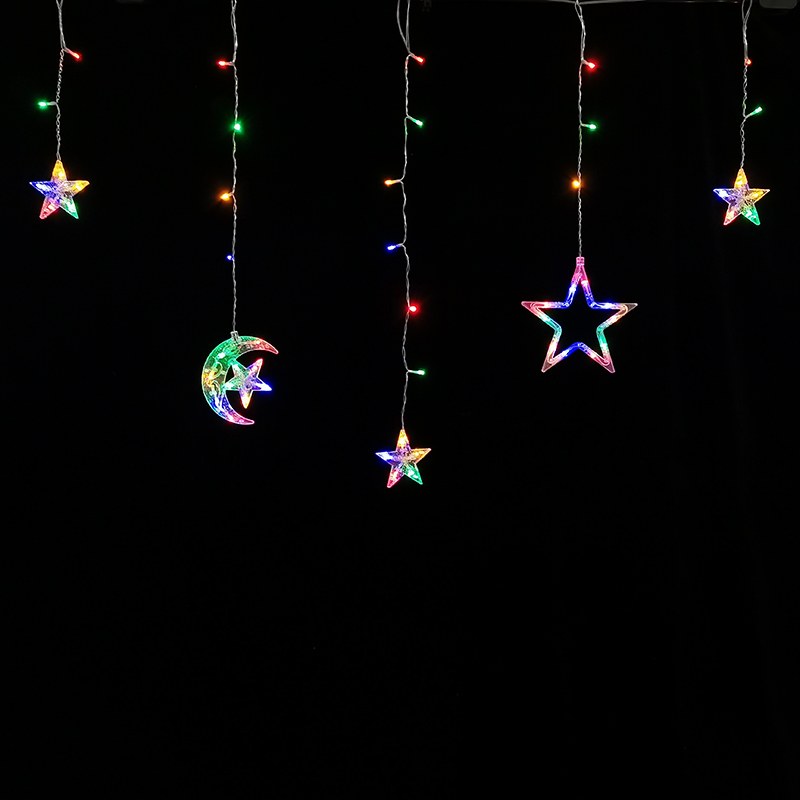 Icicle Lights-star/moon star