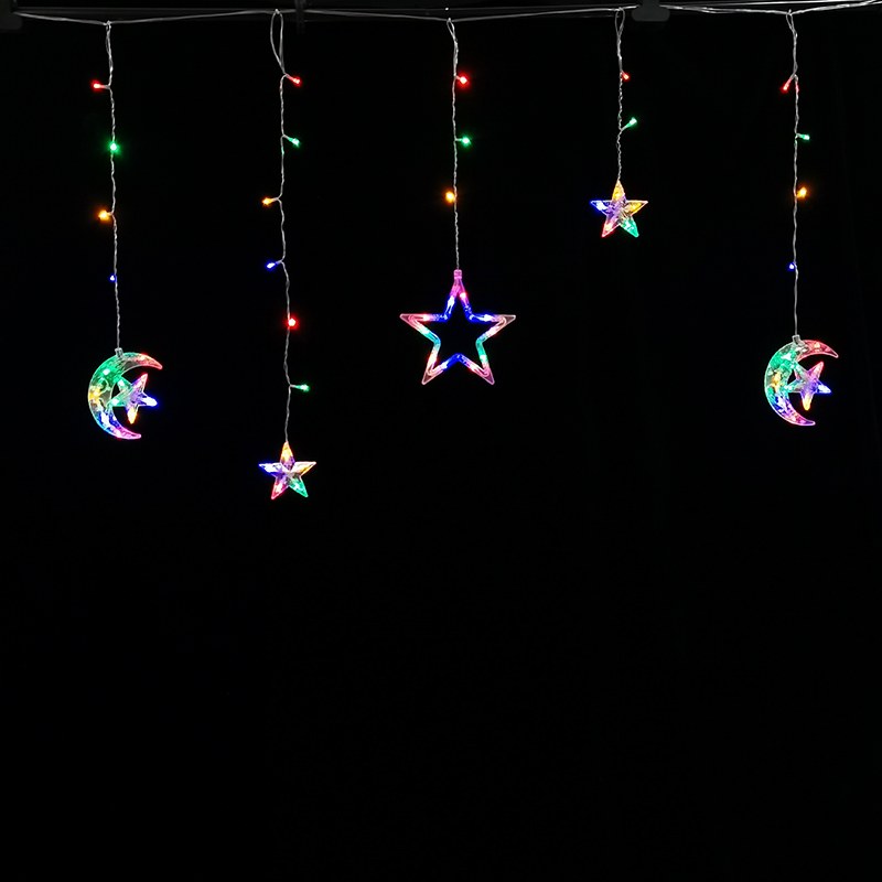 Icicle Lights-star/moon star