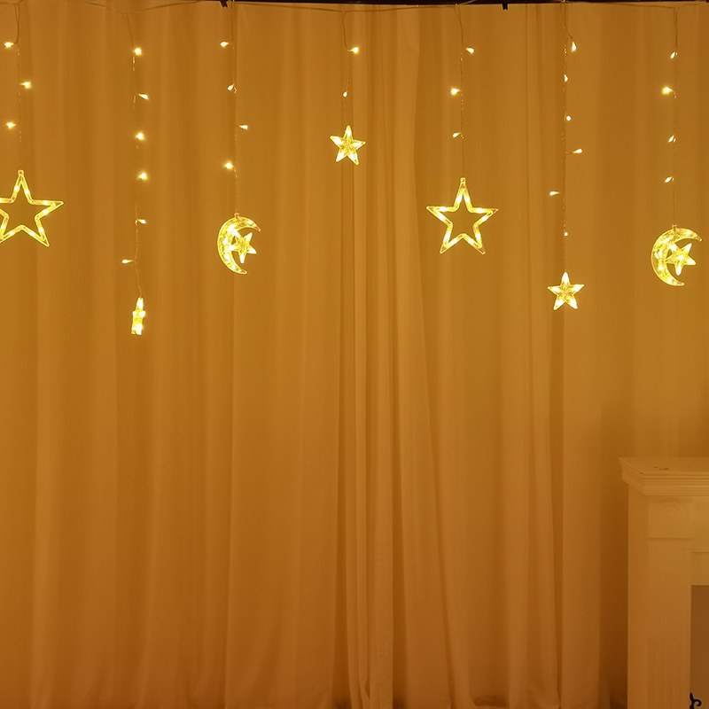 Icicle Lights-star/moon star