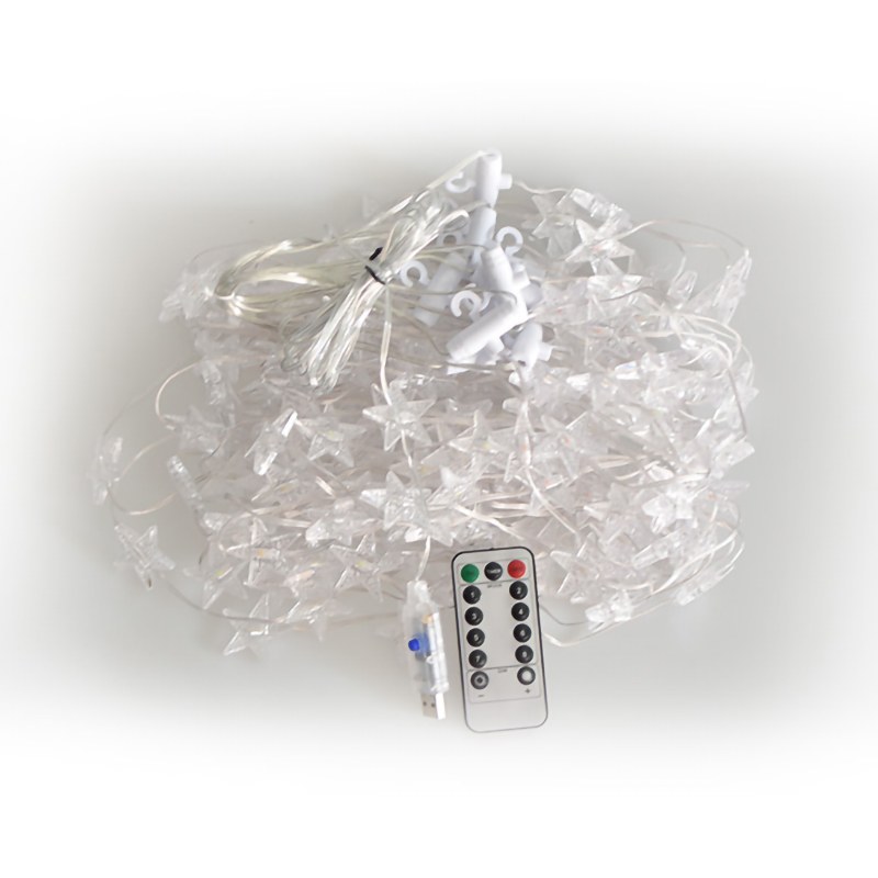 Star curtain light-USB/PVC coated wire light
