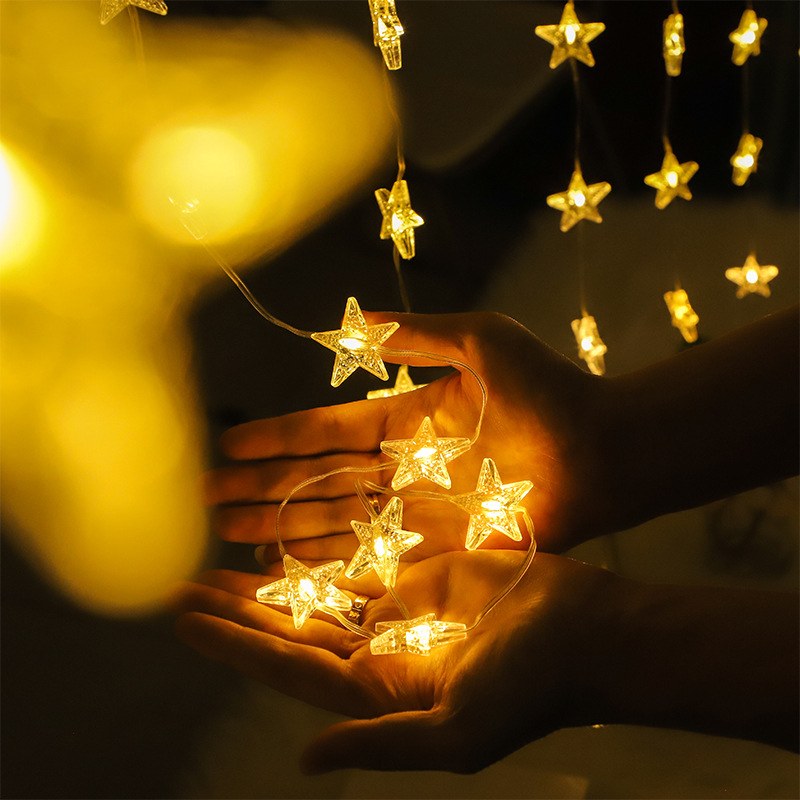 Star curtain light-USB/PVC coated wire light
