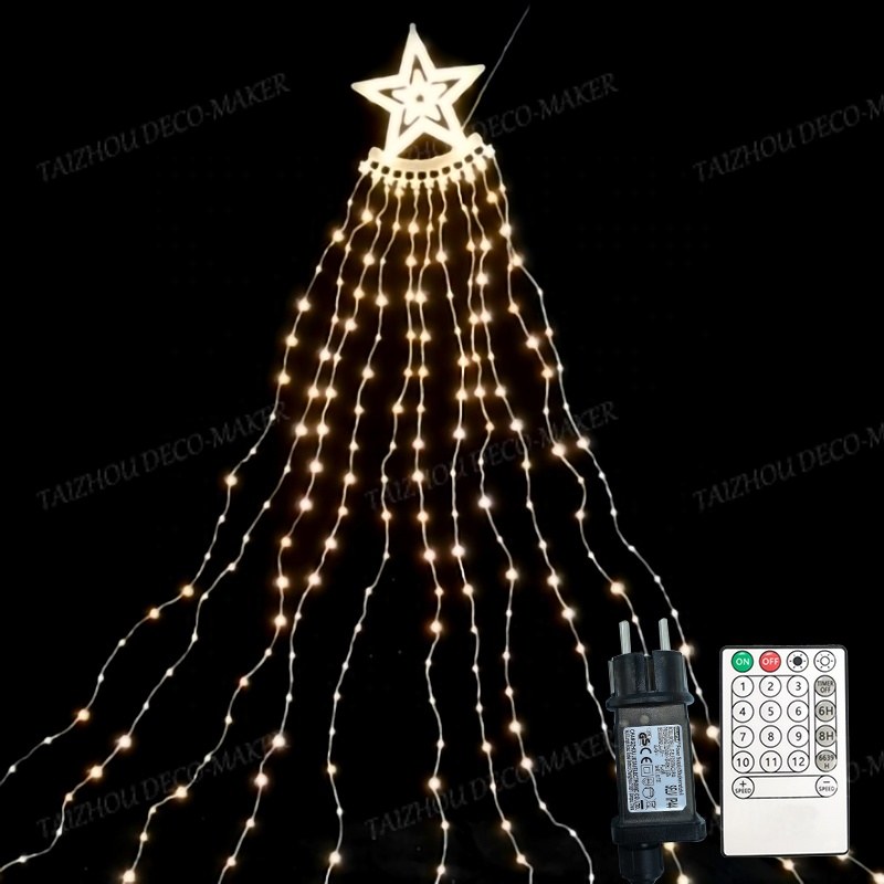 PVC wire curtain light-waterfall effect