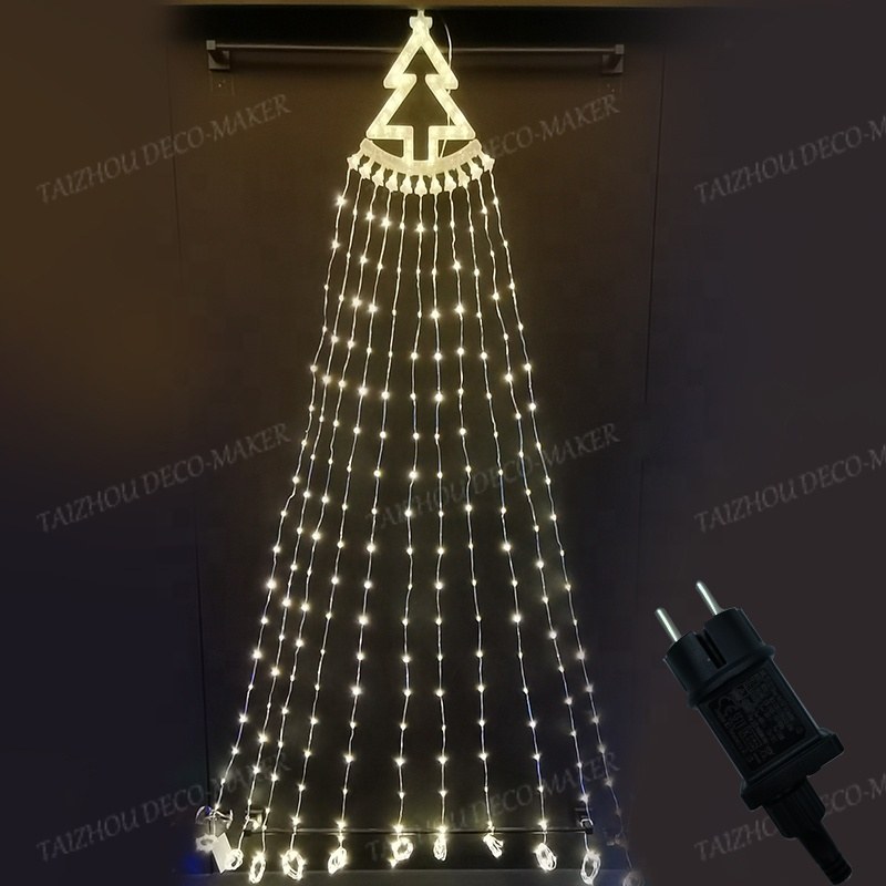 PVC wire curtain light-2C8F tree