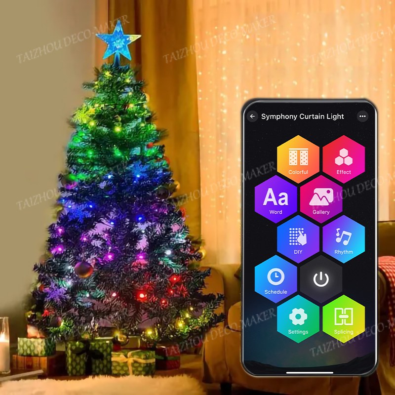 2*2M Smart Curtain Lights