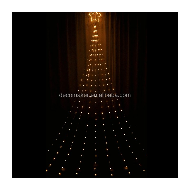 PVC coated wire light waterfall curtain light