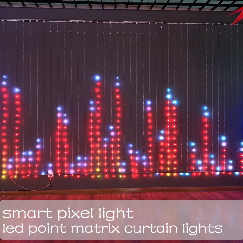 digital pixel curtain light- APP