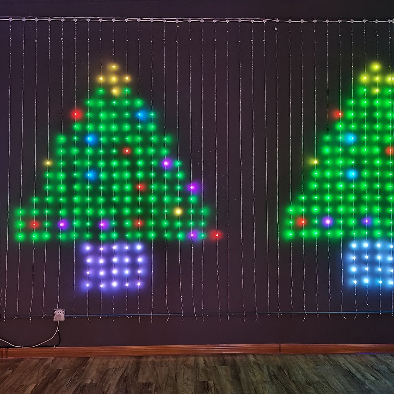 digital pixel curtain light- APP