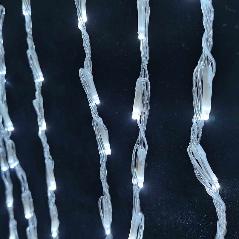 waterfall curtain light