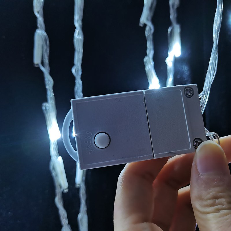 waterfall curtain light