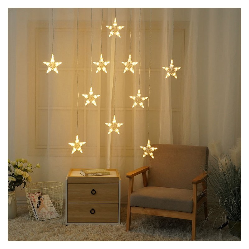 DSCL-ST-WW 150LED STAR CURTAIN LIGHT