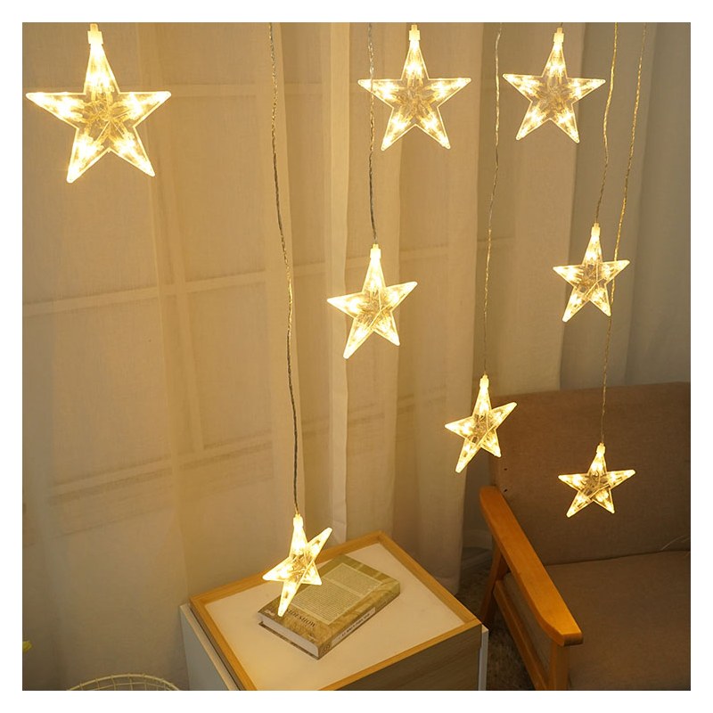 DSCL-ST-WW 150LED STAR CURTAIN LIGHT