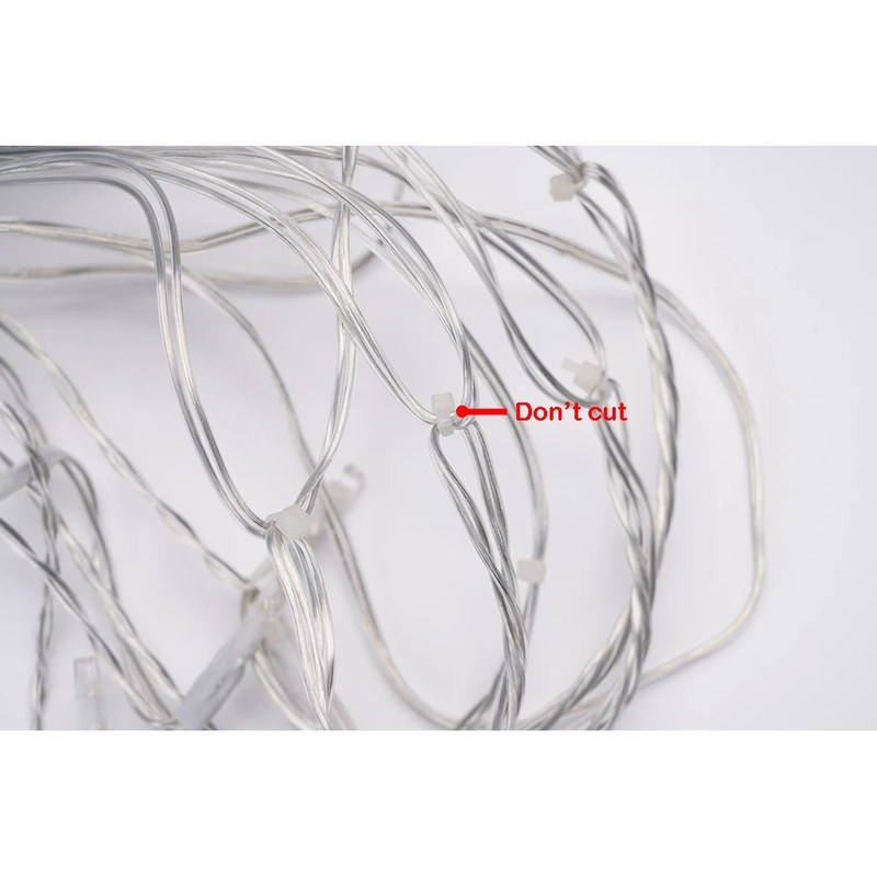 DCL-LED curtain white & blue