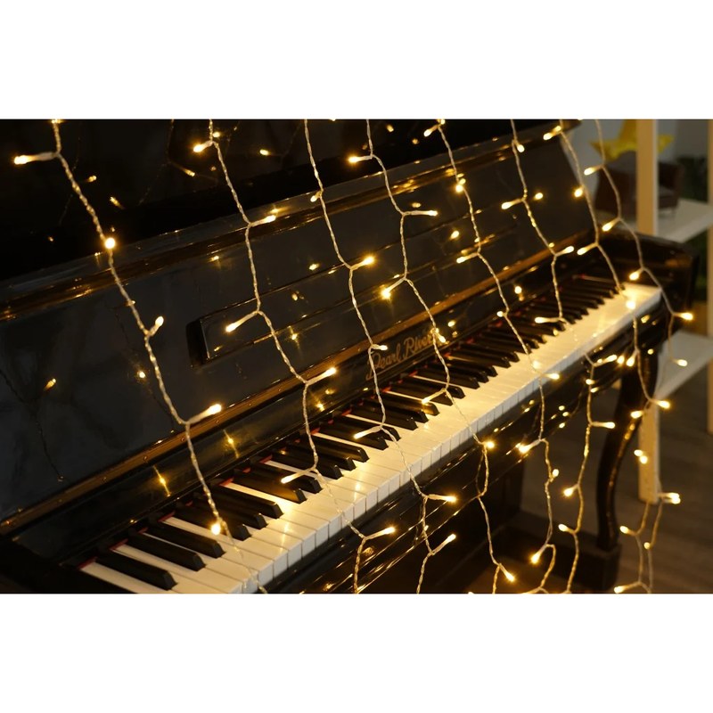 DCL-LED curtain white & blue