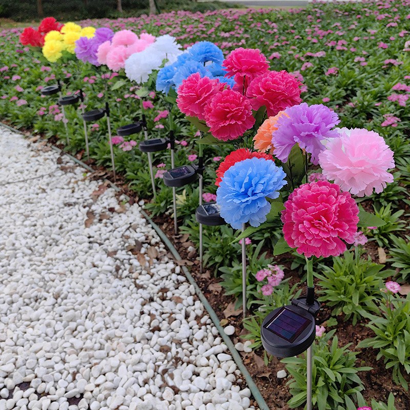 Solar Garden Light- carnation
