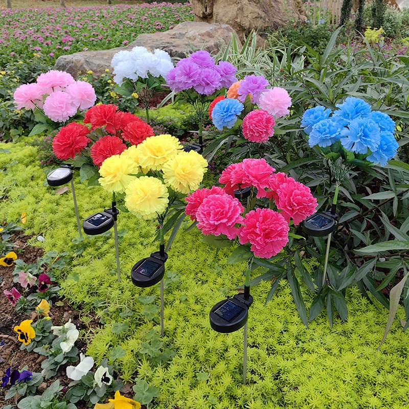 Solar Garden Light- carnation