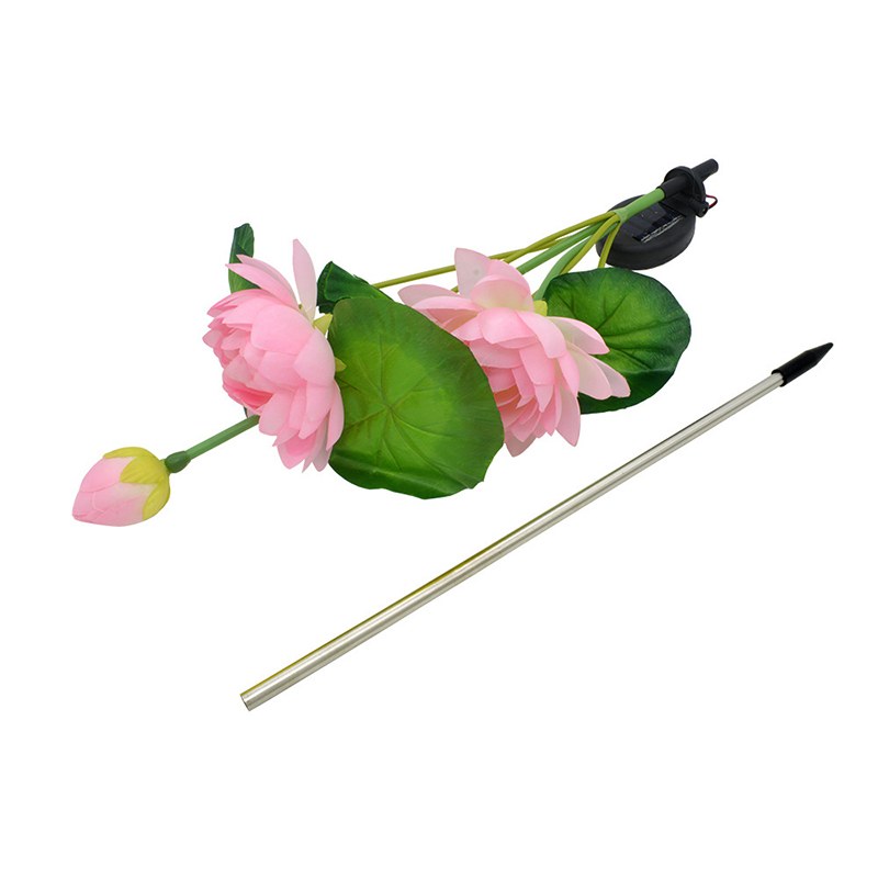 Solar Garden Light- lotus flowers