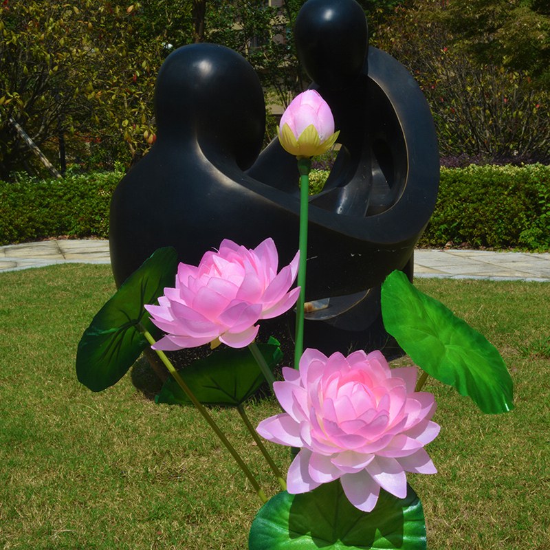 Solar Garden Light- lotus flowers