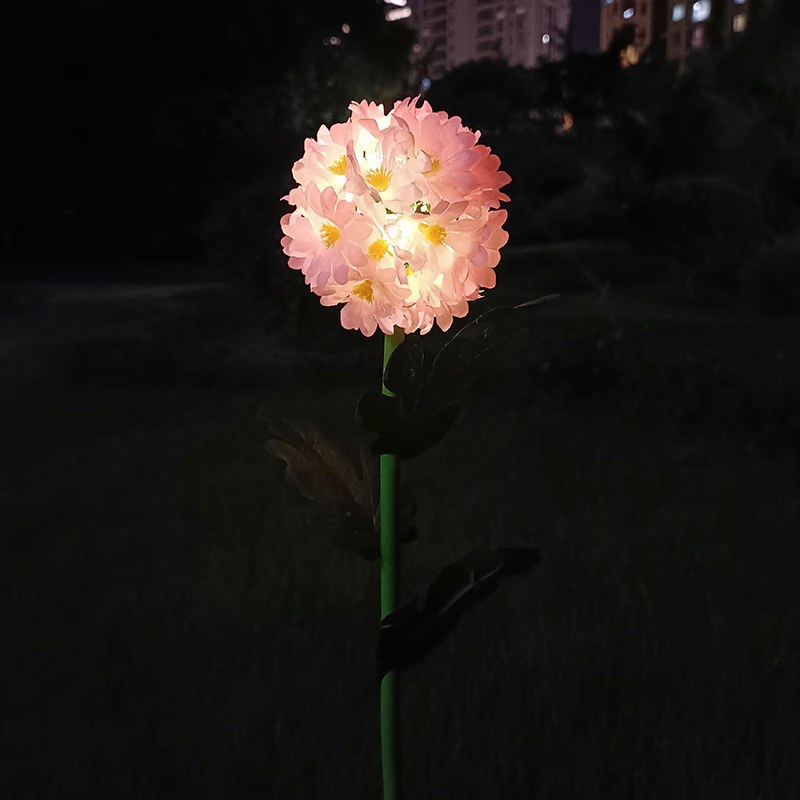 Solar Garden Light- Ball Chrysanthemum