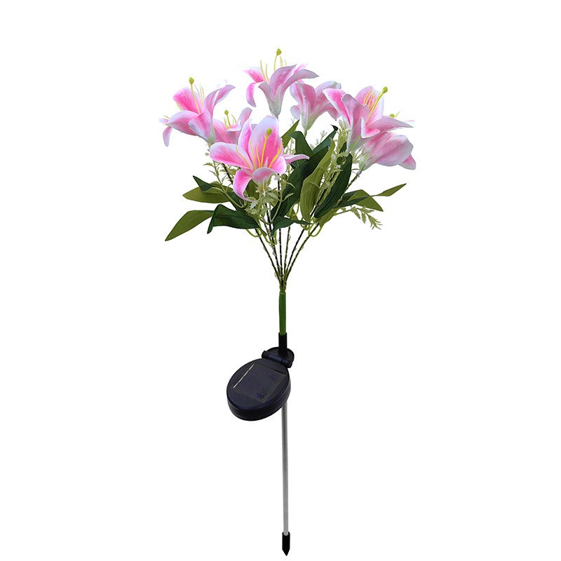 Solar Garden Light- Lily Flower