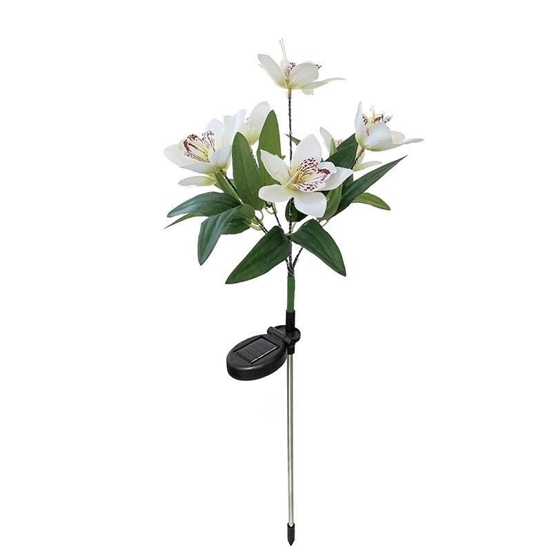 Solar Garden Light- orchid