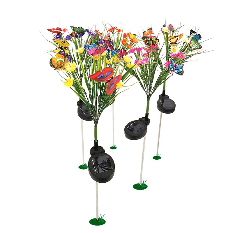 Solar Garden Light- butterfly daisy