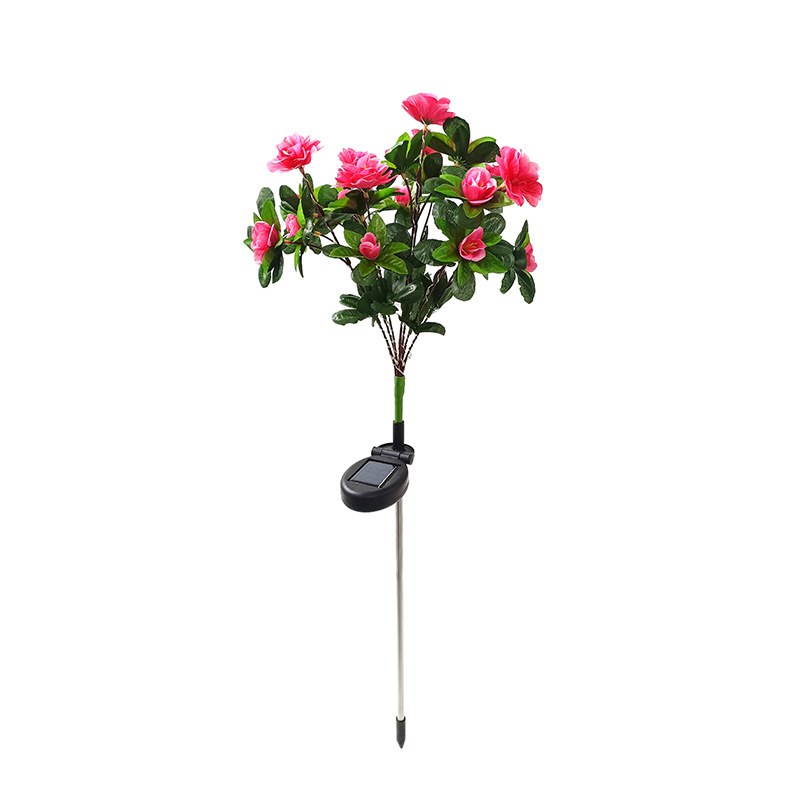 Solar Garden Light- azalea flower