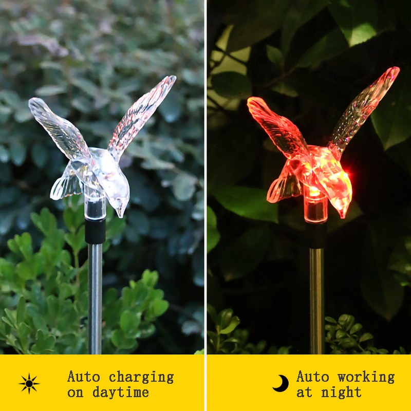Solar Garden Light- hummingbird