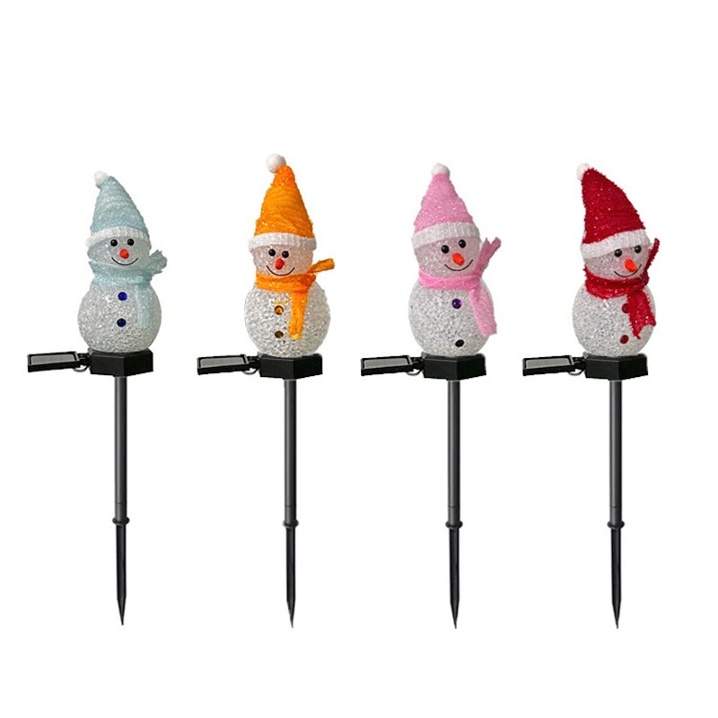 Solar Garden Light- snowman – YZ-50060