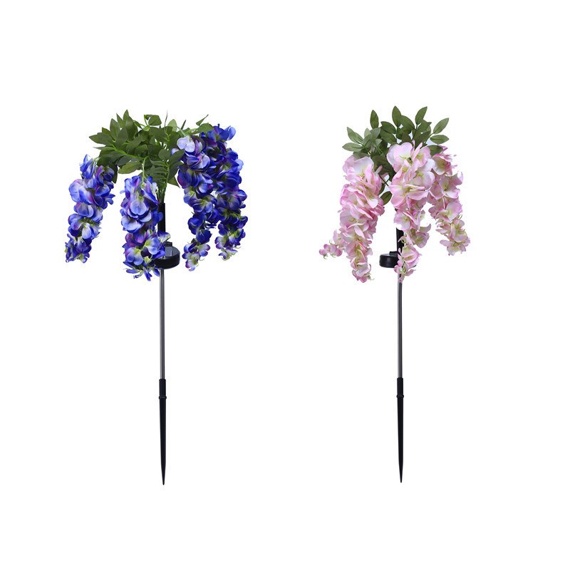 Solar Garden Light-Wisteria Flower