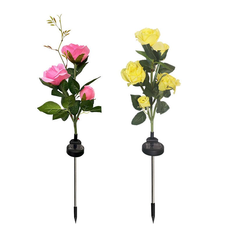 Solar Garden Light-Rose