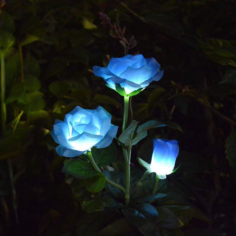 Solar Garden Light-Rose
