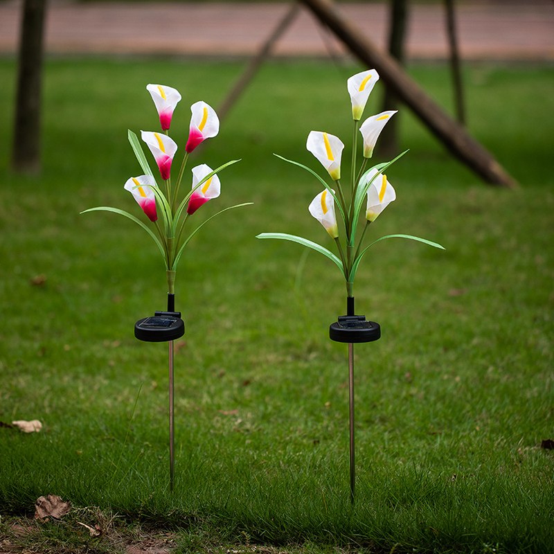 Solar Garden Light-calla lily