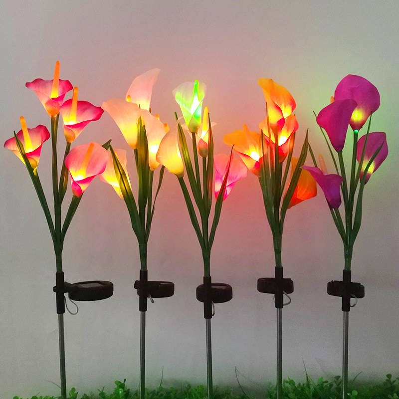 Solar Garden Light-calla lily
