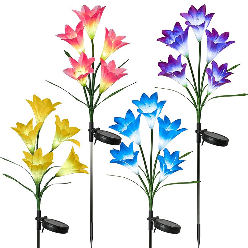 Solar Garden Light-Lily Flower
