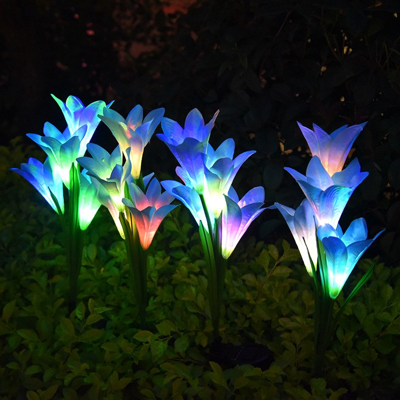 Solar Garden Light-Lily Flower