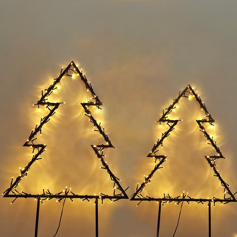 Iron Metal tree Frame LED garden Lights