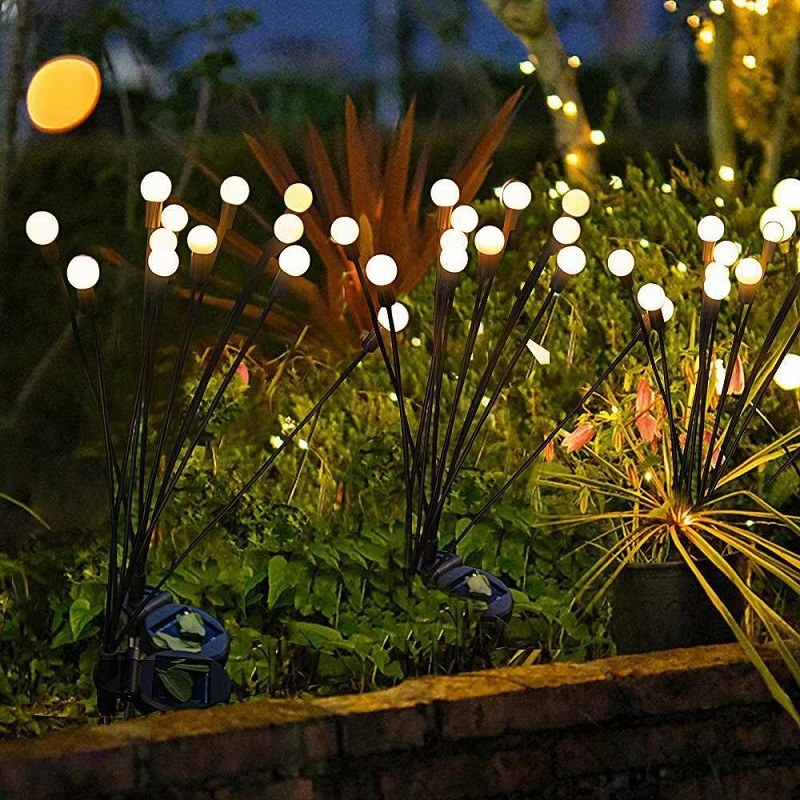 Solar powered LED Garden Lights-Firefly Lamp