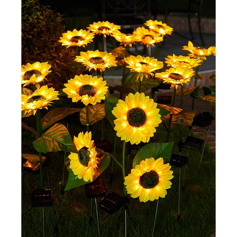 Solar powered LED Garden Lights-sunflower