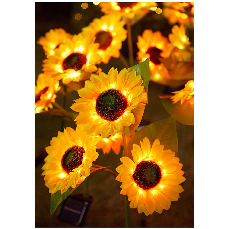 Solar powered LED Garden Lights-sunflower