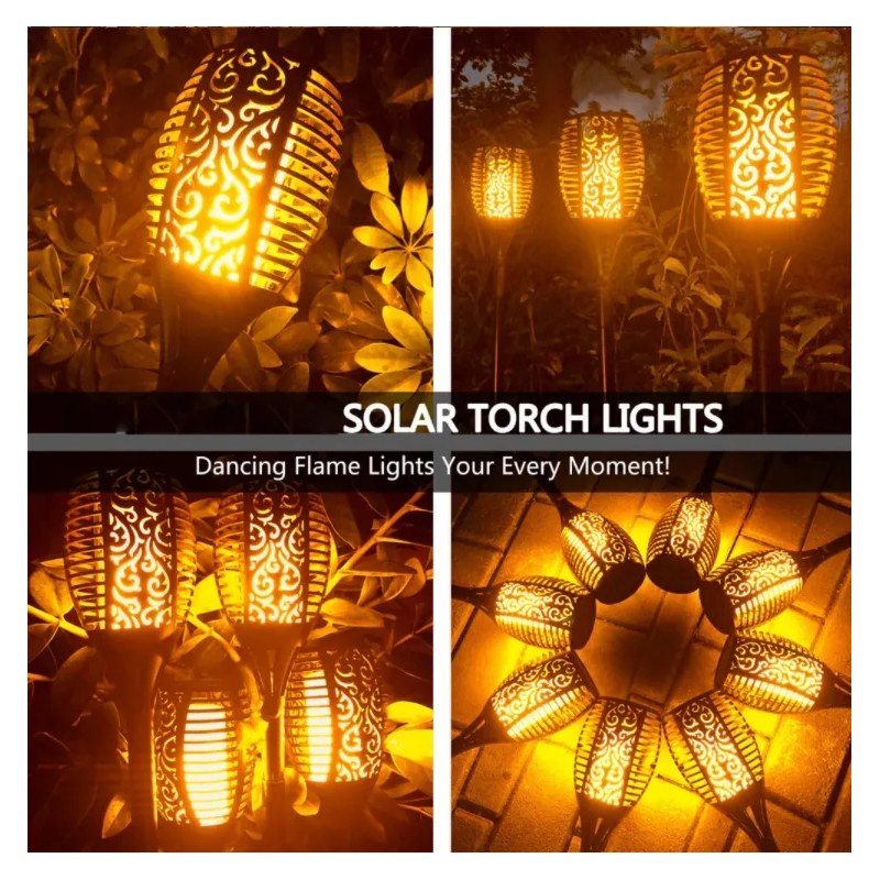 Solar powered Garden Lights Flame Light