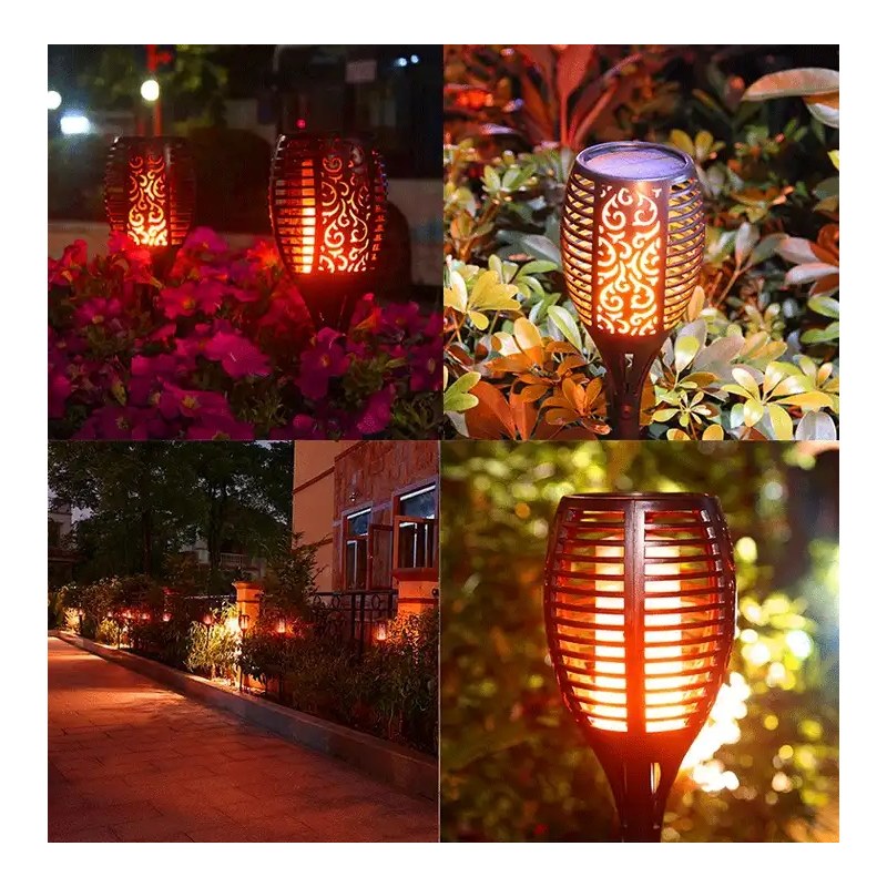 Solar powered Garden Lights Flame Light