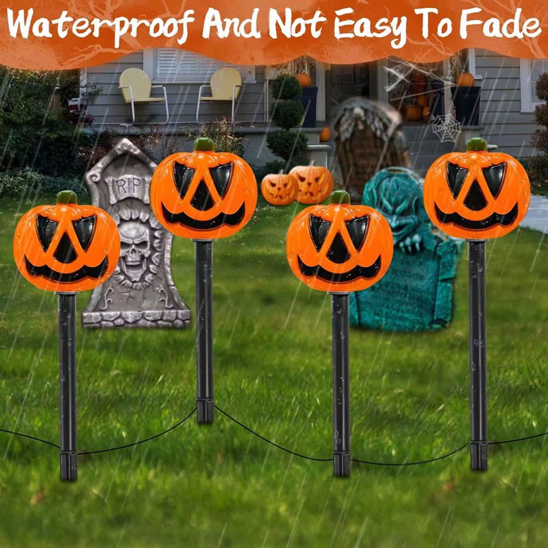Solar/Battery box powered Garden Lights-pumpkin