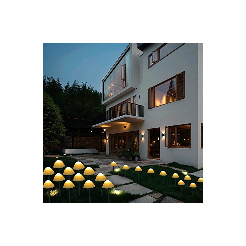 Solar/Battery box powered Garden Lights-Mushroom