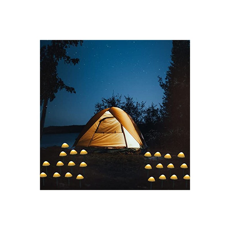Solar/Battery box powered Garden Lights-Mushroom