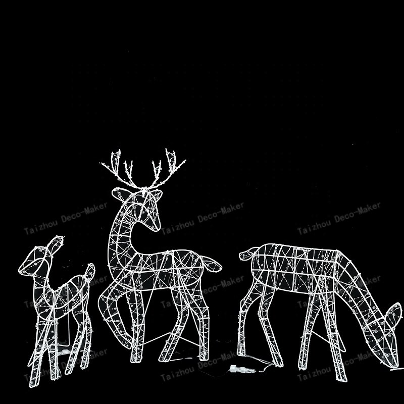 Decorative Light-Deer family