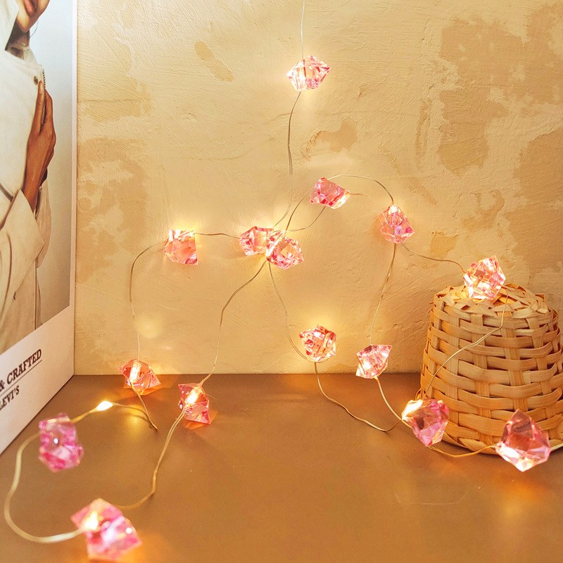 Copper wire LED string light-3AA battery box with remote